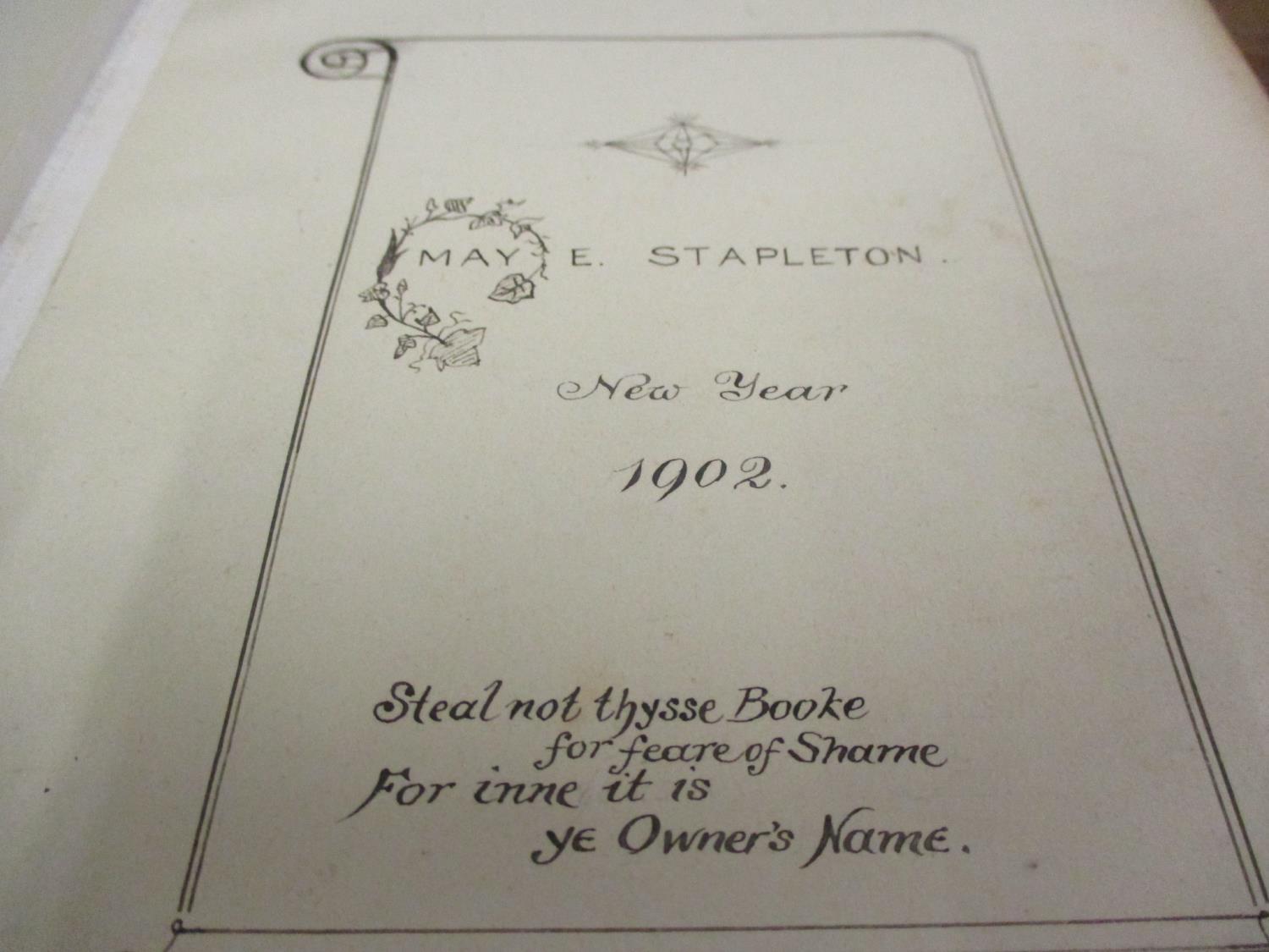 An autograph book, mid 20th century containing Enid Blyton's signature and various Olympians, - Image 3 of 6