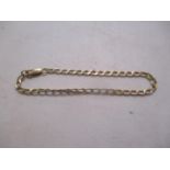 A 9ct gold bracelet