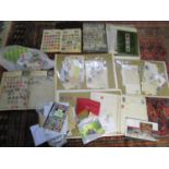 A quantity of stamps mainly mounted in albums, along with some loose to include Penny Reds