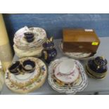 A selection of ceramics to include Royal Worcester Audubon Birds of America collectors plates,