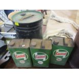 Four vintage Castrol Wakefield oil cans