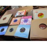 A quantity of gramophone records and 45rpm records to include Ertha Kitt, Fats Domino and Chuck