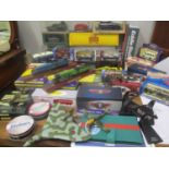 Mixed boxed and loose toys to include Dinky Supertoys, Eddie Stobart, train and plane models, and