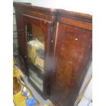A Victorian mahogany large three door wardrobe, 82 1/2" h x 87"w