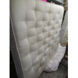 A bedstead with Super Kingsize cashmere David Phillips, Sandringham mattress