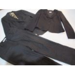 Dolce & Gabbana and Armani - a ladies pinstripe trouser suit and jacket, various sizes