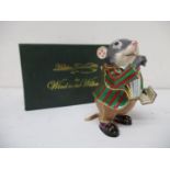 A Hidden Treasure Arora 2005 Wind in the Willows, Ratty trinket box with enamelled decoration, a