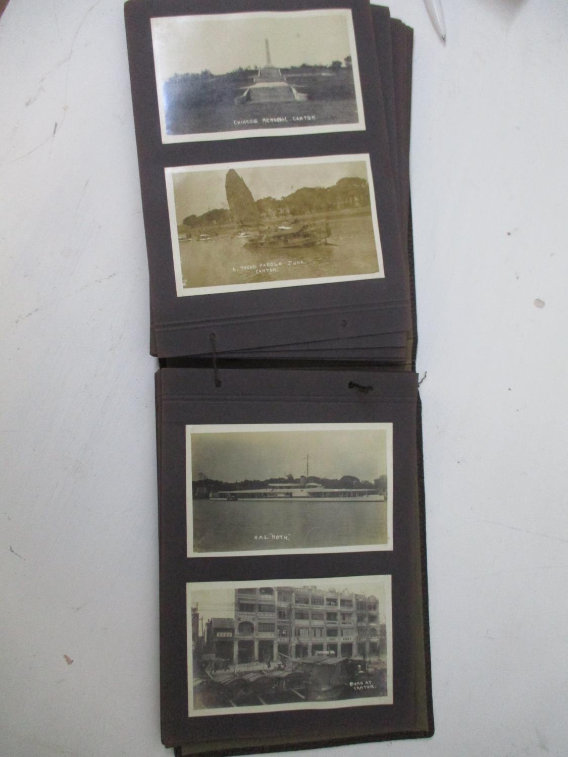 Sixty eight early/mid 20th century postcards and photographs of Hong Kong, Chinese scenes, - Image 13 of 20