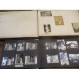 Two photograph albums and loose photographs, images from early 20th century to post WWII includes