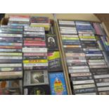 Over 250 original boxed cassette tapes to include popular brands and artists