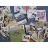 Early 20th century and later ephemera including photographs and stamp albums