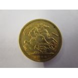 An Edward VII 1906 full gold sovereign