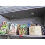 Mixed books and maps, mainly mid 20th century children's books to include Toby Twirl Tales No 3 by