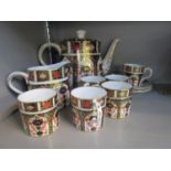 A Royal Crown Derby part coffee set (13)