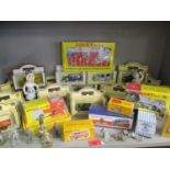 Reproduction Dinky Toy vehicles and accessories, Dinky Supertoys and Days Gone, all boxed and a pair