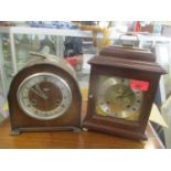 A Conitti of London 8 day mantle clock, together with a Smiths Enfield mantle clock