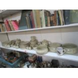 A Denby Daybreak pattern dinner service and a Denby mug approximately 58 pieces, along with a