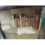 A box of Vellum/Leather 18th century Antiquarian books, Theology - Latin and Italian History
