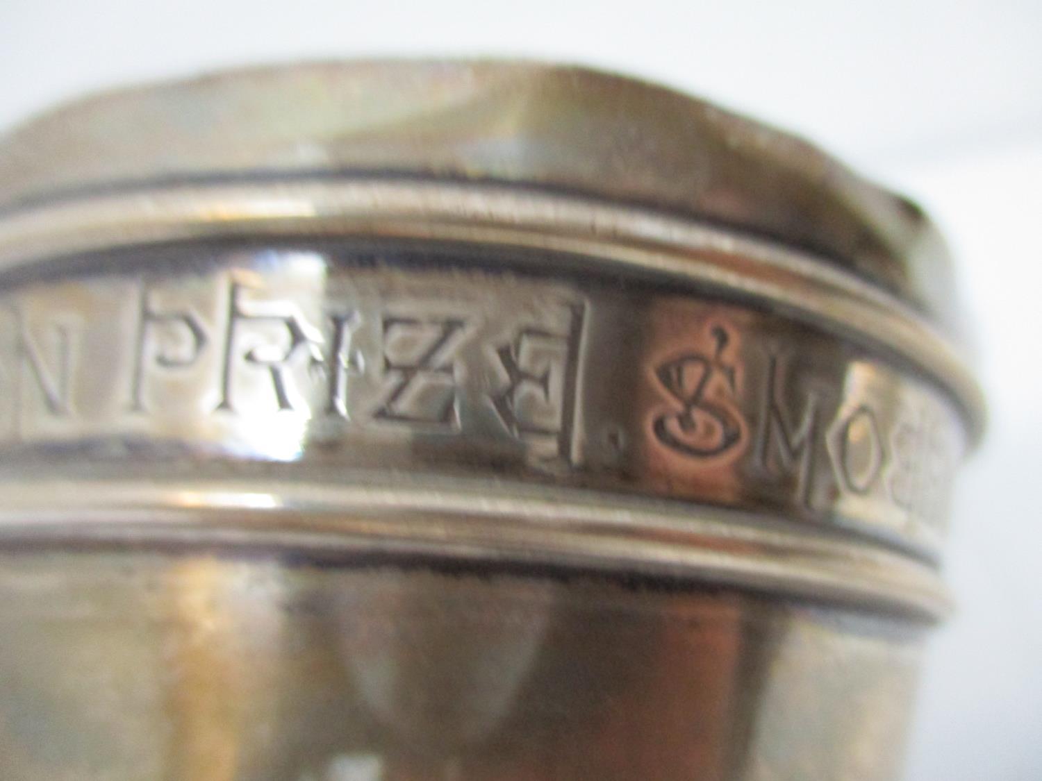 Military interest: a Victorian silver chalice/prize cup, Birmingham 1877, by Elkington & Co ( - Image 14 of 22