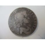 A Charles II 1630-1685, silver crown dated 1679, Fourth bust facing right