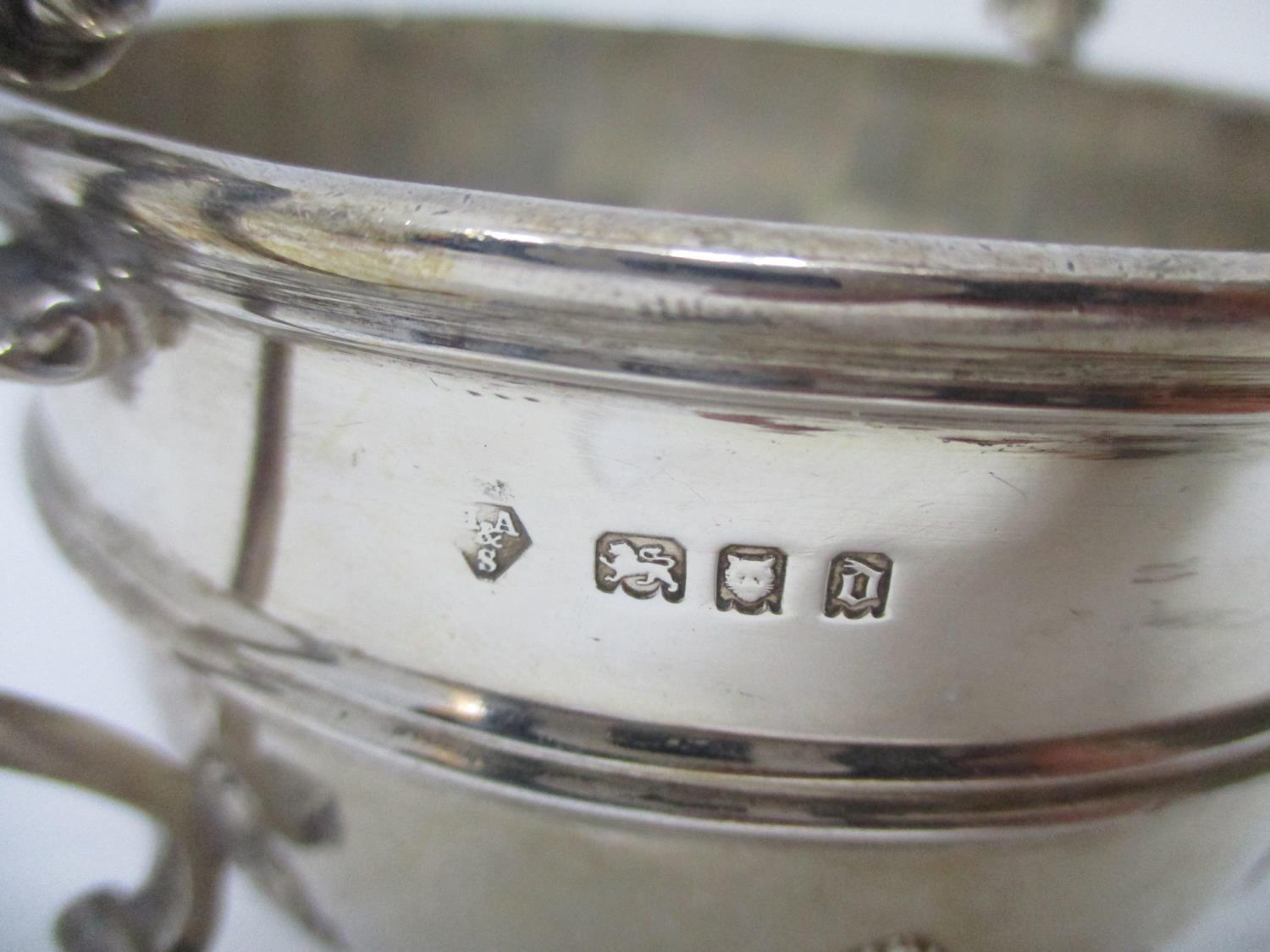 A George V silver porringer, London 1919, Holland, Aldwinckle & Slater, of typical form, having a - Image 8 of 10