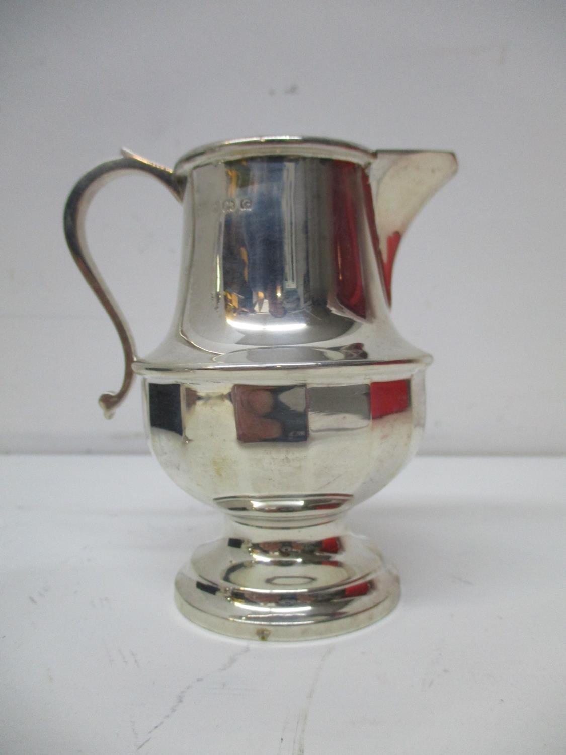 A 1930s silver sugar caster and a matching cream jug by William Neale, Birmingham 1931 with - Image 11 of 13