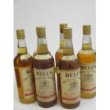 Six bottles of Bells Old Scotch Whisky, 26 2/3 fl oz