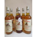 Six 75cl bottles of The Famous Grouse Whisky