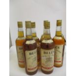 Six bottles of Bells Old Scotch Whisky, 26 2/3 fl oz