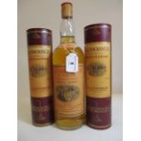 Two 35cl bottles of Glenmorangie single Highland Malt Scotch Whisky and 1litre Glenmorangie single