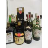 A selection of miscellaneous mixers to include Campari, Pimms, Pernod, Kirsch and Mead