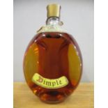 A bottle of Dimple Scotch whisky