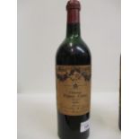 One bottle of Chateau Pontet Canet Pauillac 1962