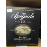 Six bottles of The Speyside aged 12 years, single malt