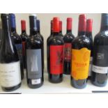 Fifteen mixed reds, 750ml to include Rioja, Malbec