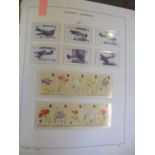 Stamps of Guernsey in Schaubek Hingeless Album 1991 - 2009, mint stamps, booklets and miniature