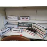 A collection of boxed diecast Eddie Stobart model lorries (10)