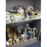 A quantity of miscellaneous ceramics to include Royal Worcester Evesham, a Royal Doulton model of