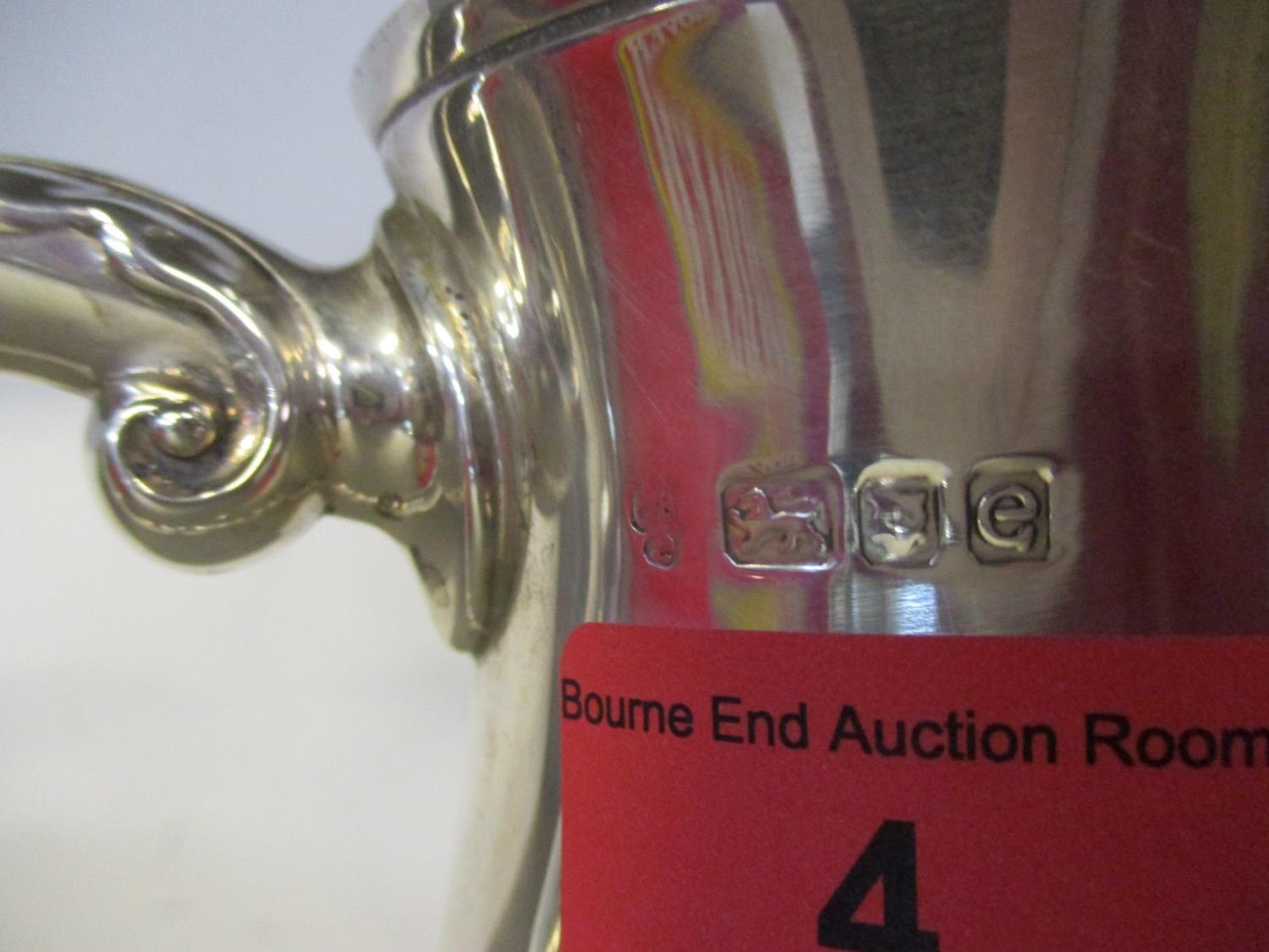 A Silver tankard, 323.7g - Image 2 of 2