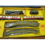 Hornby Dublo electric train set in a blue card box