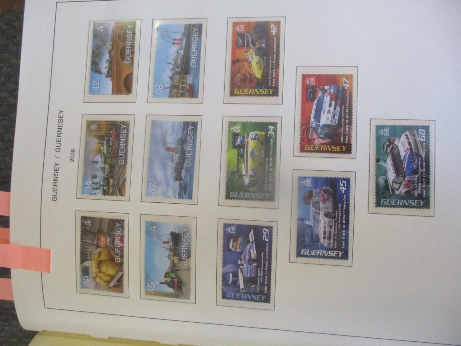 Stamps of Guernsey in Schaubek Hingeless Album 1991 - 2009, mint stamps, booklets and miniature - Image 5 of 9