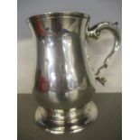 A Silver tankard, 323.7g