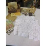 A large selection of coins, mostly British and from around the world, 19th century to modern day, to