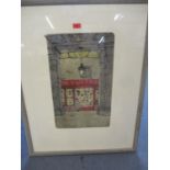 Richard Beer - Hat Shop, limited edition print, 16/25 signed in pencil, framed and glazed