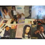 A collection of 151 vinyl LP's and 12" records to include soul artists, Michael Jackson, Tina