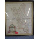 A Robert Morden map of Buckinghamshire originally sold by Abele Swale Awnfham & John Churchill,