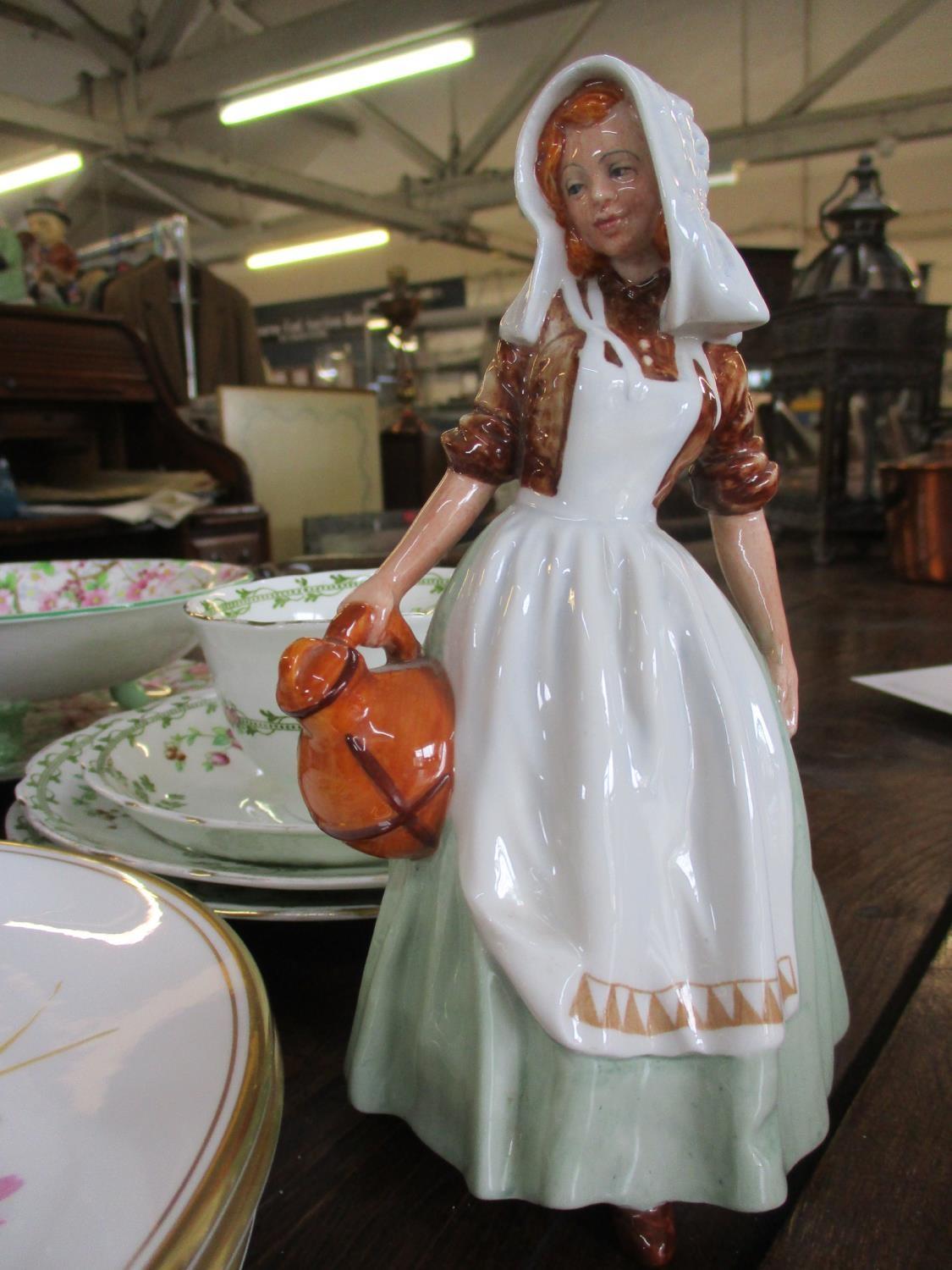 A Shelley Maytime footed soap dish and plate, an Adderley Montrose teacup with matching saucers - Image 3 of 3