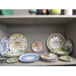 A quantity of decorative and collectors wall plates to include Wedgwood Fashion through the Ages,