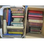 Two boxes of antiquarian and later books