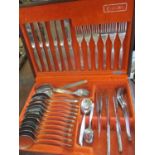 An Oneida community Flexfit canteen of cutlery, six setting